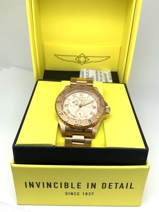 Invicta Women\'s Watch 17525 Angel Quartz Rose Gold Tone Stainless Steel 40mm main image 14